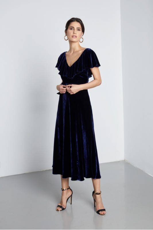  ANNECY VELVET  DRESS